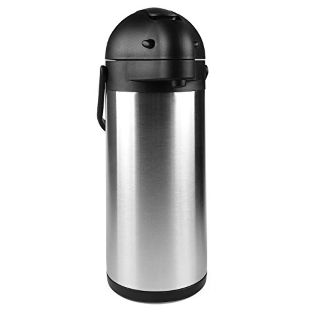 Cresimo ZBS09997668 101 Oz 3L Airpot Thermal Carafe / Lever Action / Stainless Steel Thermos / 12 /