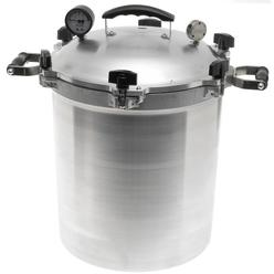 All American 930 Canner Pressure Cooker, 30 qt, Silver