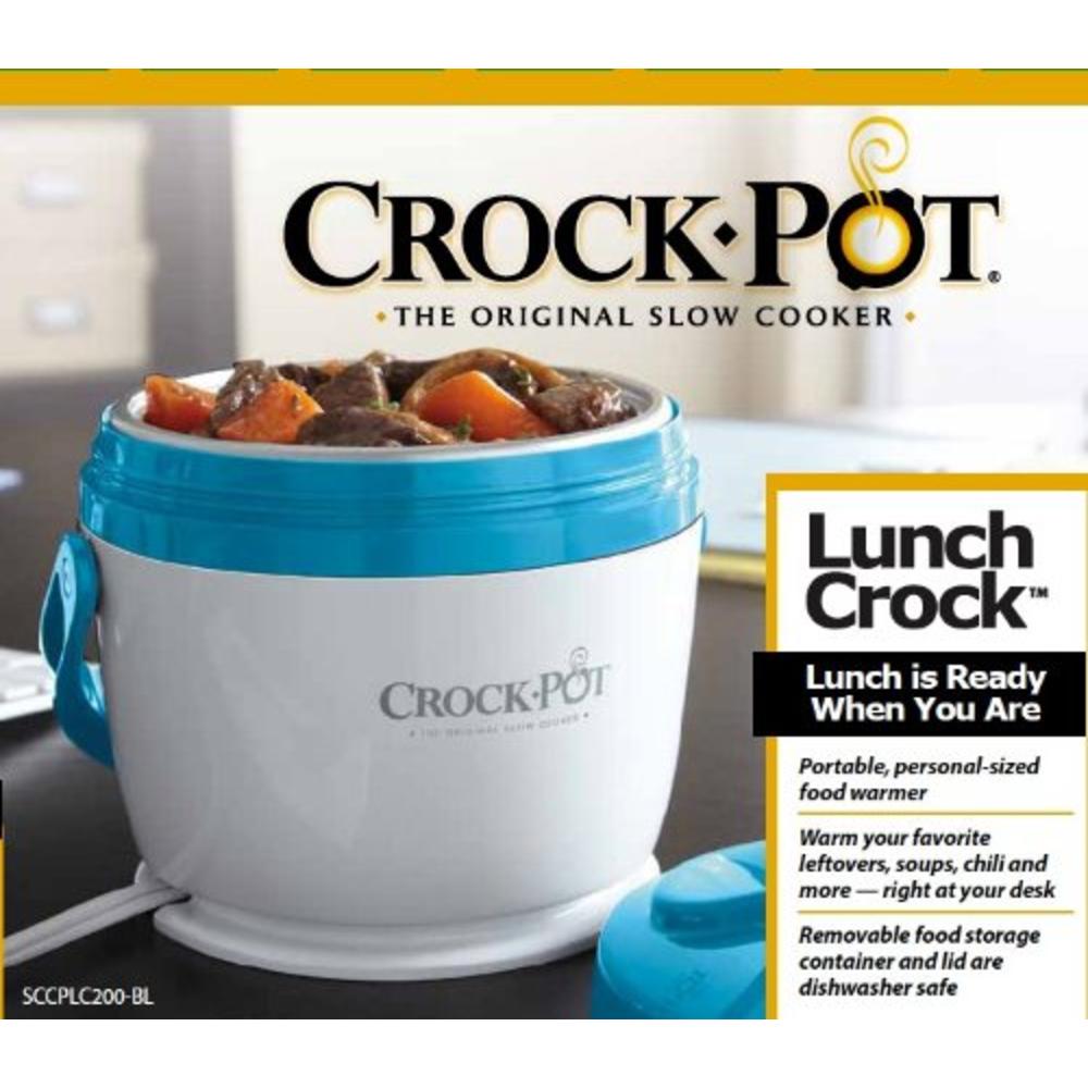 New Black & White Crock-Pot SCCPLC200-G 20-Ounce Lunch Crock Food Warmer  Travel on eBid United States