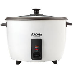 Aroma Housewares 32-Cup (Cooked) (16-Cup UNCOOKED) Pot Style Rice Cooker (ARC-7216NG) , White