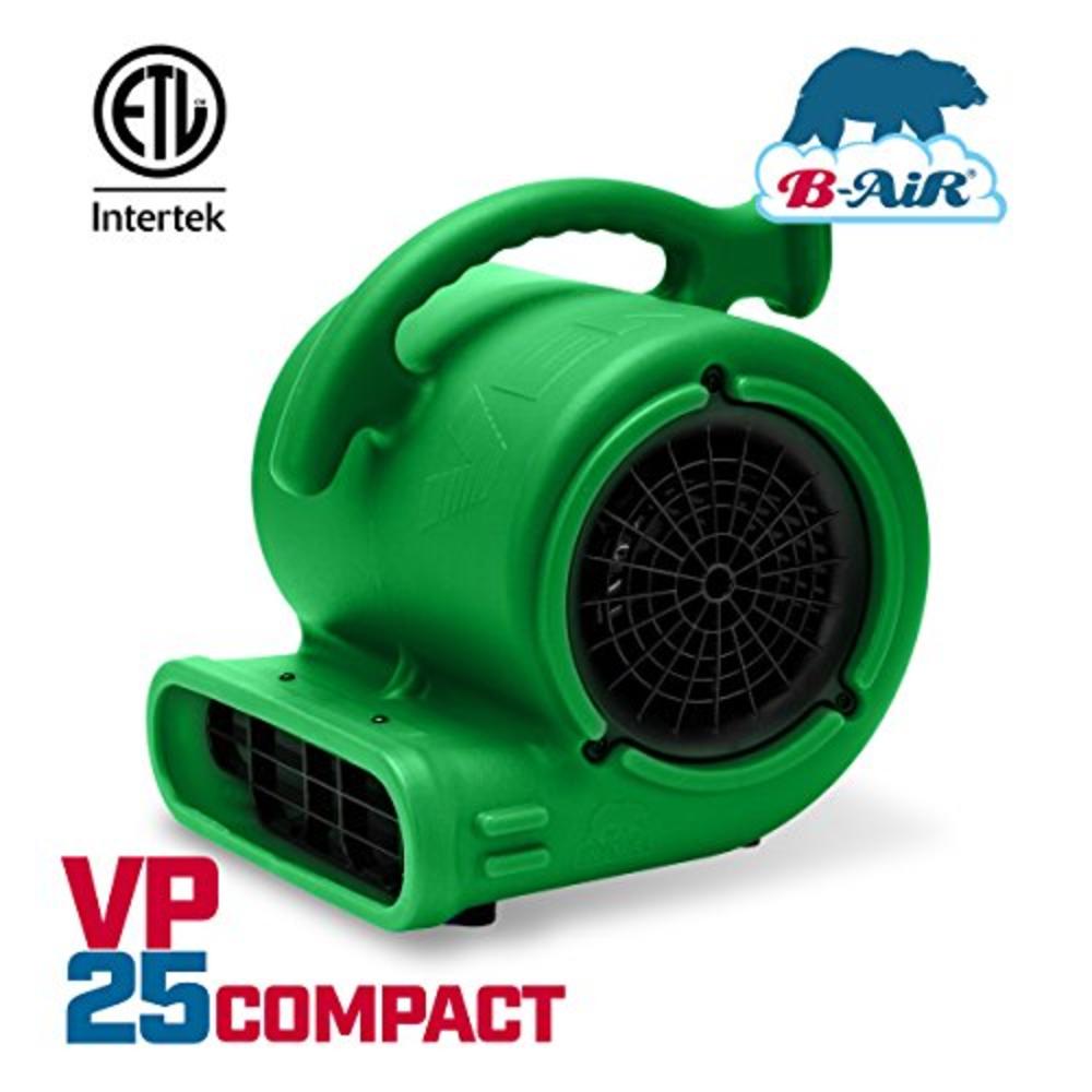 B-Air VP-25_RED 1/4 HP Air Mover for Water Damage Restoration Carpet Dryer Floor Blower Fan Home and Plumbing Use Green