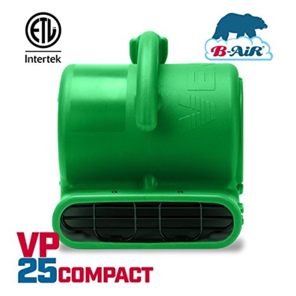 B-Air VP-25_RED 1/4 HP Air Mover for Water Damage Restoration Carpet Dryer Floor Blower Fan Home and Plumbing Use Green