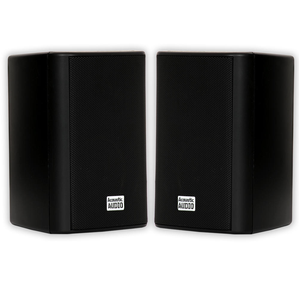 Acoustic Audio AA351CB-5  AA351B and AA35CB Indoor Speakers Home Theater 5 Speaker Set