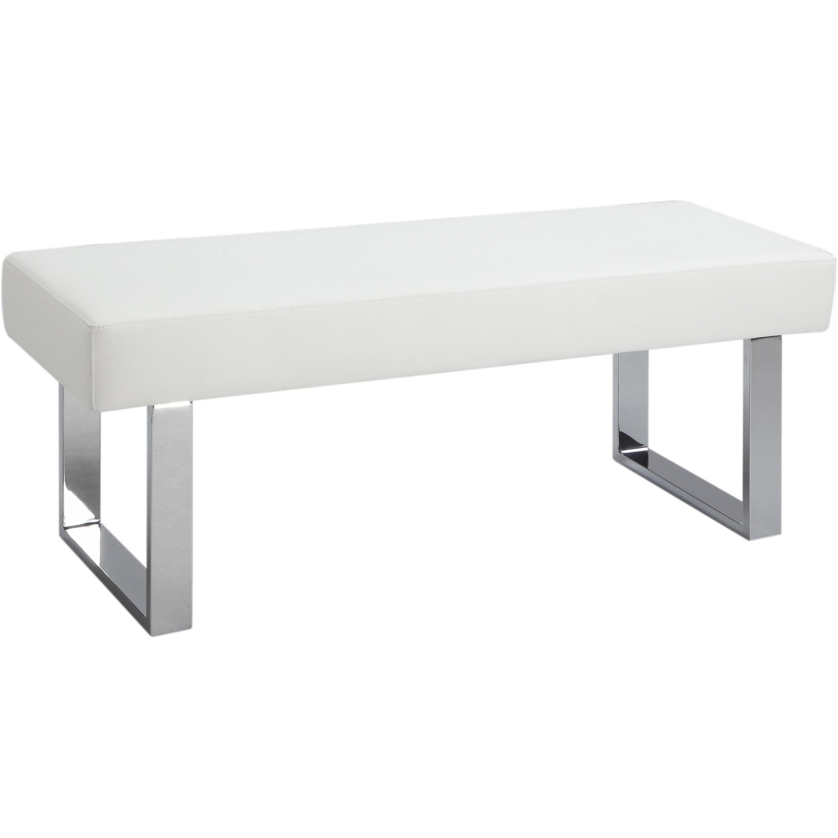 Christopher Knight Home Leah White Dining Bench Seat