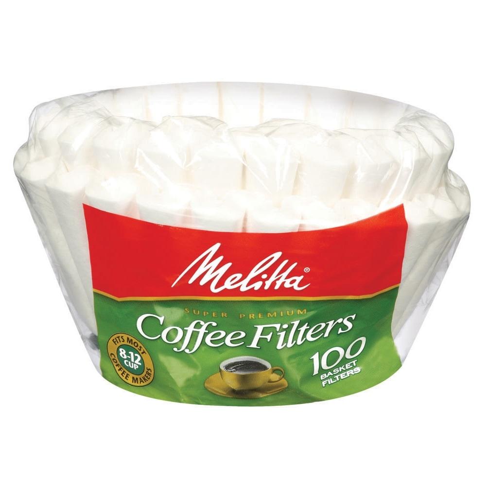 Melitta 629552  622712 #2 Paper White Cone Coffee Filters- 100 Count by