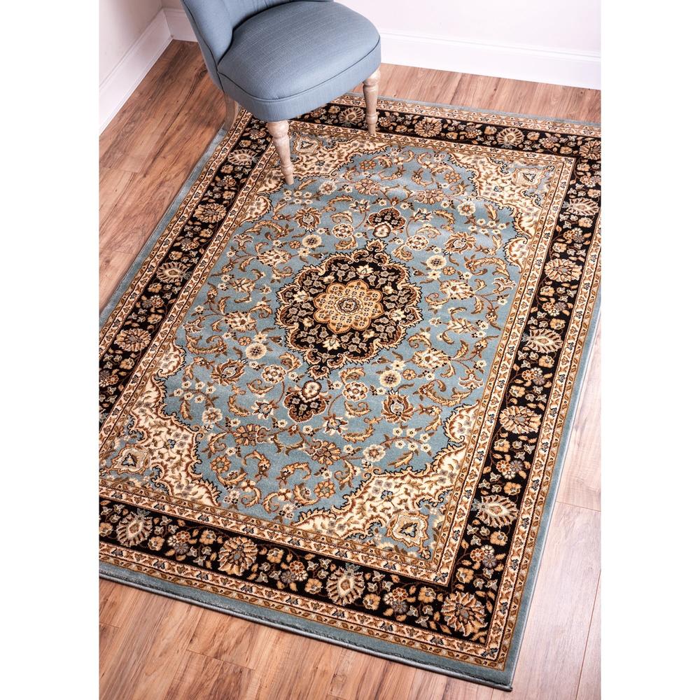 Well Woven  Barclay Delilahs Place Ivory 5 ft. 3 in. Round Floral Transitional Area Rug