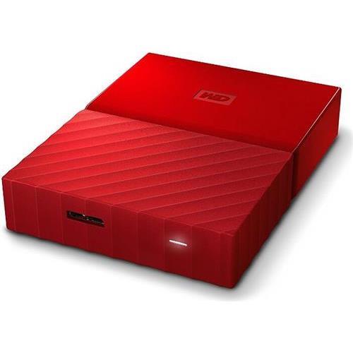 Wd WDBYFT0020BRD-WESN  2TB My Passport USB 3.0 Portable Hard Drive - Red