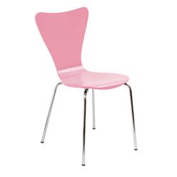 Legare Furniture LEGE-CHSM-110 34 x 17 in. Bent Ply Chair&#44; Pink