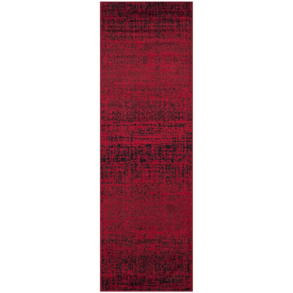 Safavieh Adirondack Red/Black 2 ft. 6 in. x 18 ft. Runner