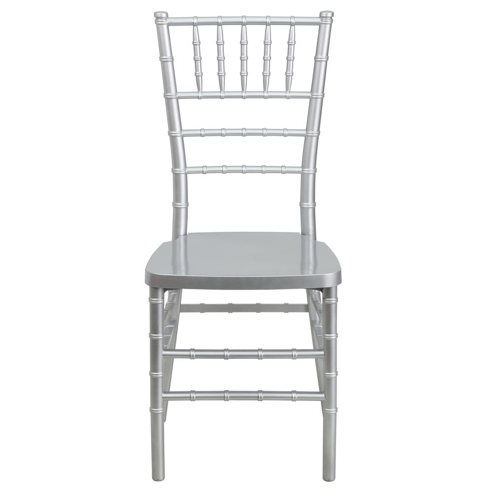 Flash Furniture Flash Elegance Chiavari Chair, Silver