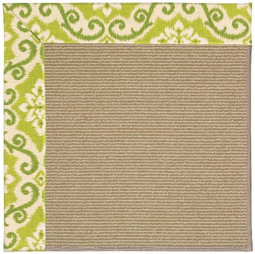 Capel 9' x 12' Rectangular Made-to-Order Oscar Isberian Rugs Area Rug Green Fruit Color Machine Made USA "Zoe Collection" Sisal 