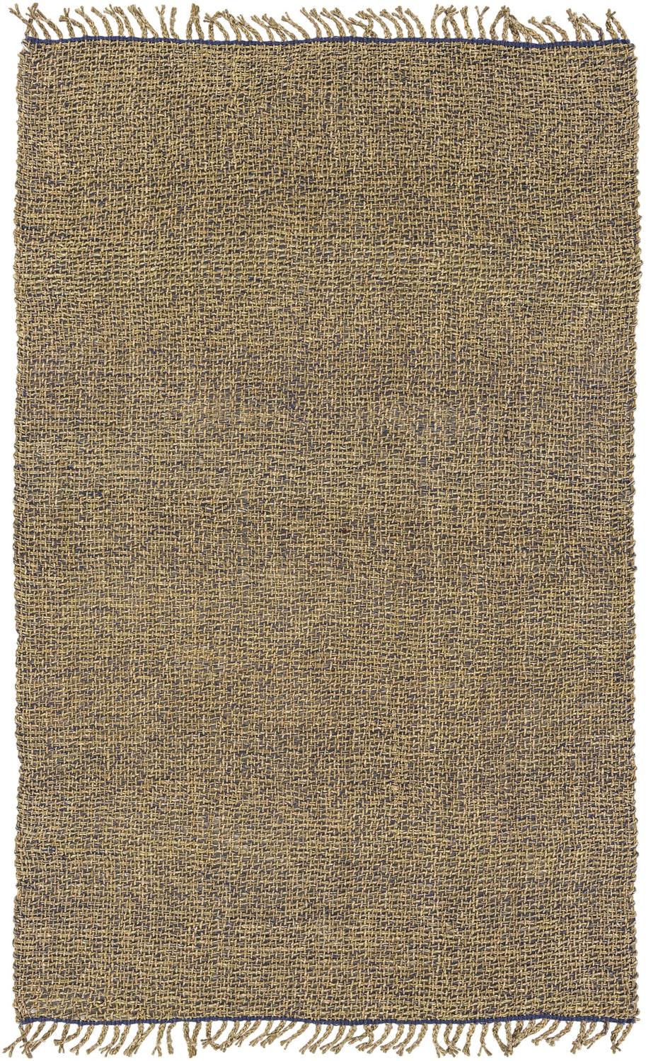 Diva At Home 5' x 7.5' Sundried Taupe Brown Hand Woven Reversible Area Throw Rug