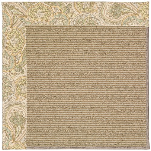 Capel 8' x 8' Octagonal Made-to-Order Oscar Isberian Rugs Area Rug Quarry Color Machine Made USA "Zoe Collection" Sisal Design