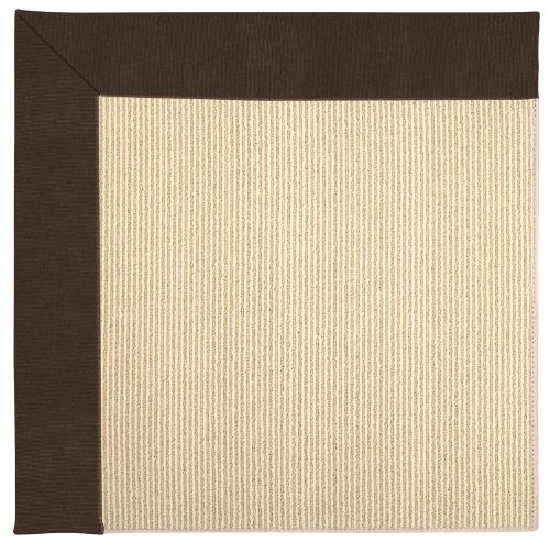 Capel 10' x 10' Octagonal Made-to-Order  Area Rug 2009GS1000787 Brown Color Machine Made in USA "Zoe Collection" Beach Sisal Des
