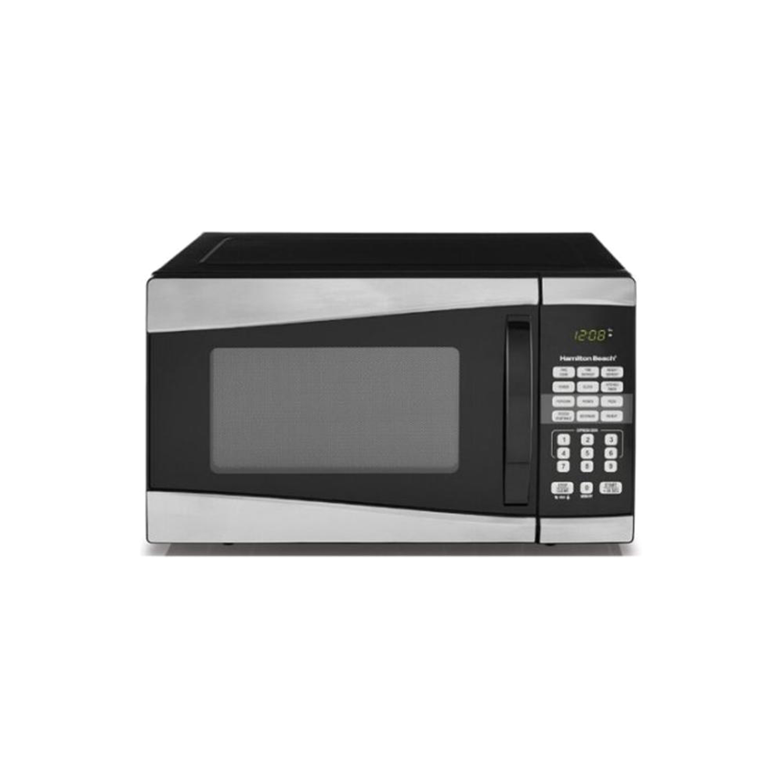 Hamilton Beach Brands Inc. SIDB01IRPU9NC 0.9cu.ft. Countertop Microwave with Child Safety Lock - Stainless Steel