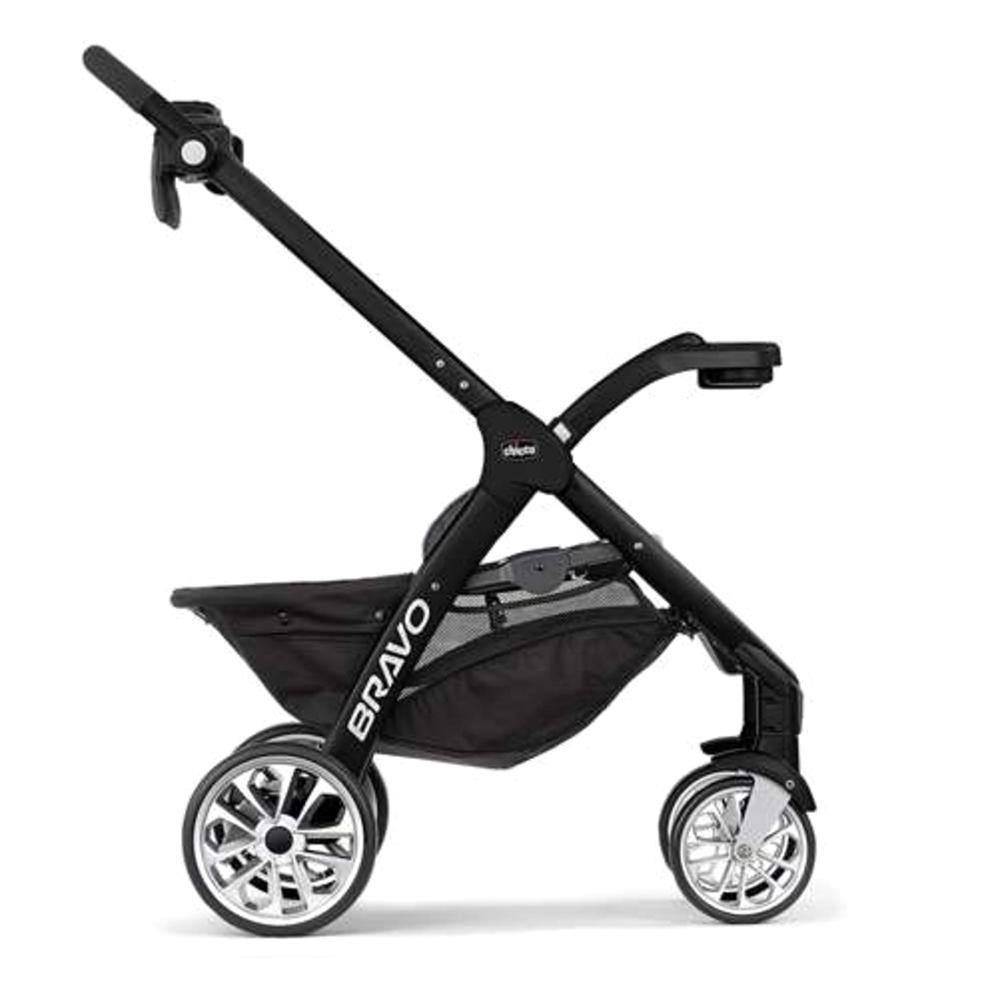 Chicco 43" Bravo LE Quick-Fold Stroller with Detachable Seat - Coal
