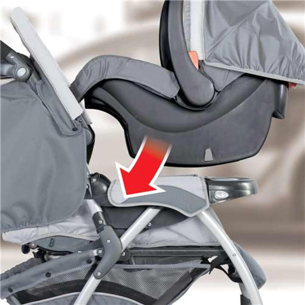 Chicco Cortina CX Stroller and KeyFit 30 Car Seat Travel System - Iron