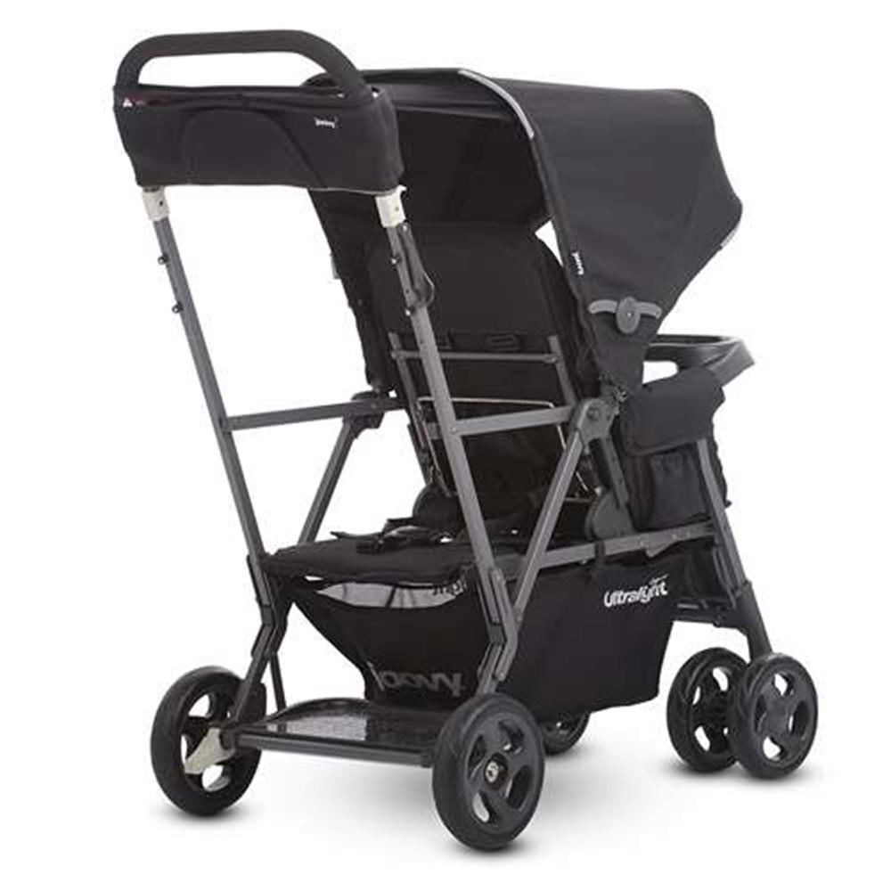joovy Caboose Ultralight Stand-On Tandem Stroller with Canopy - Black