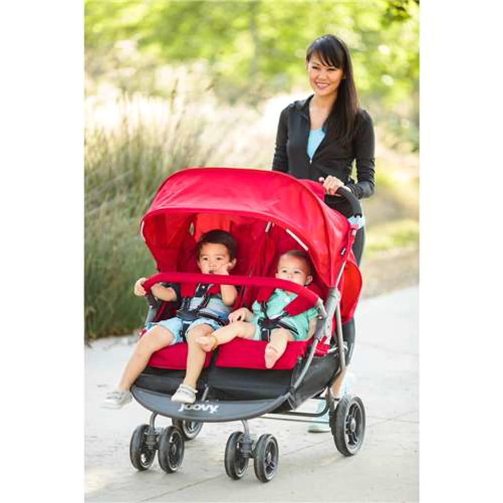 joovy Scooter X2 Double Stroller with Seat Recline - Black