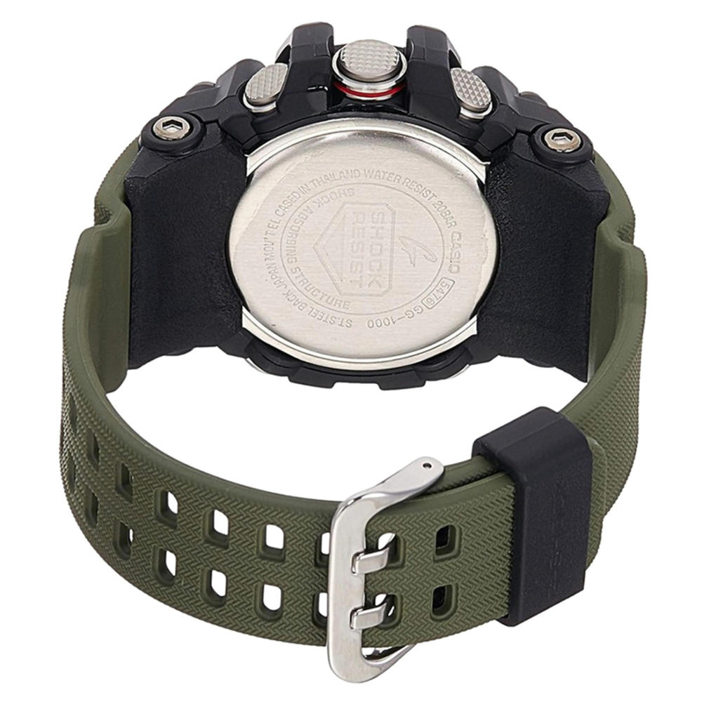 Casio GG1000-1A3 Men's Master of G Mudmaster Resin Digital Watch - Black and Green