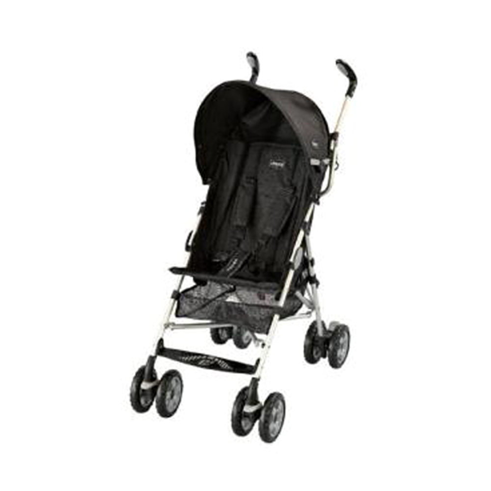 Chicco C6 Lightweight Stroller with Five-Point Harness - Black