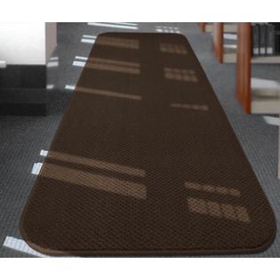 Skid Resistant Carpet Runner Chocolate Brown 18 Ft X 48 In
