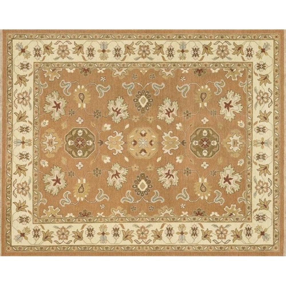 Loloi Rugs Loloi Laurent 5'6" x 8'6" Hand Knotted Wool Rug in Adobe and Gravel