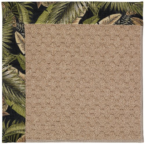 Capel 4' x 6' Rectangular Made-to-Order Oscar Isberian Rugs Area Rug Charred Color Machine Made USA "Zoe Collection" Grassy Moun