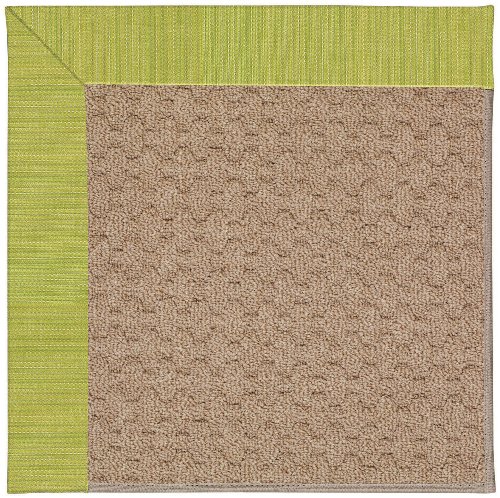 Capel 1'6" x 1'6" Square Made-to-Order Oscar Isberian Rugs Accent Rug Pea Pod Color Machine Made USA "Zoe Collection" Grassy Mou