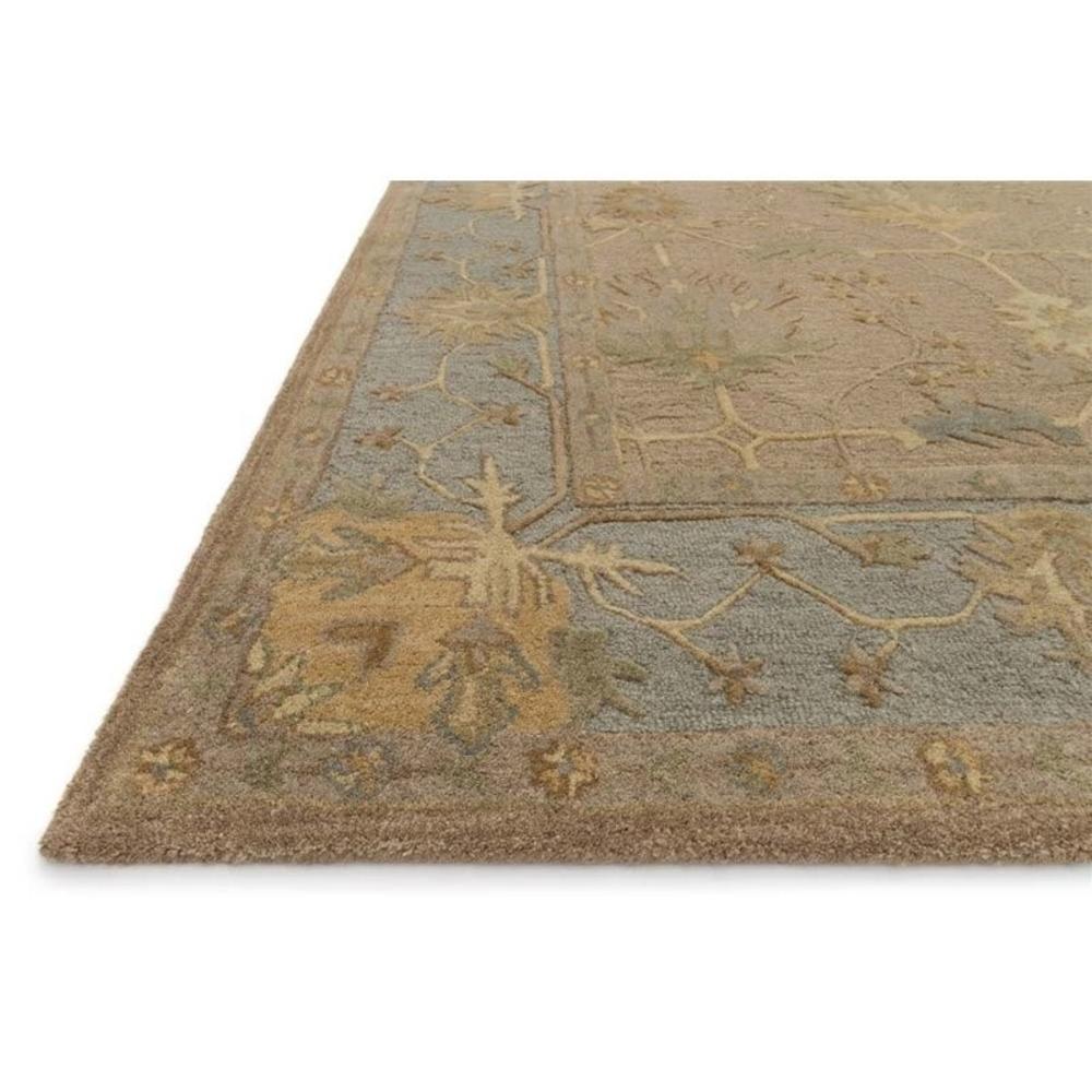 Loloi Rugs Loloi Walden 5' x 7'6" Hand Hooked Wool Rug in Sand and Slate