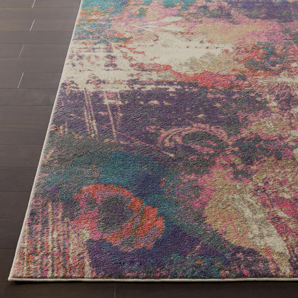 Surya Carpet, Inc.  Luxurious Luxe Modern Watercolor Purple/Pink Rug-(7'10" x 10'3")