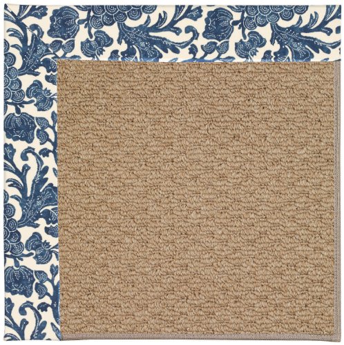 Capel 8' x 10' Rectangular Made-to-Order Oscar Isberian Rugs Area Rug Dark Periwinkle Color Machine Made USA "Zoe Collection" Ra