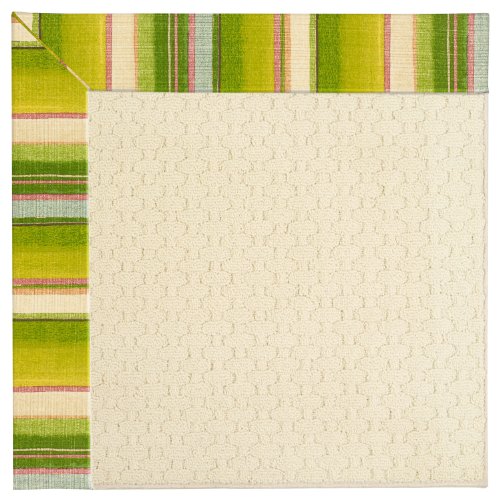 Capel 10' x 10' Octagonal Made-to-Order  Area Rug 2008GS1000239 Fresh Green Color Machine Made in USA "Zoe Collection" Sugar Mou