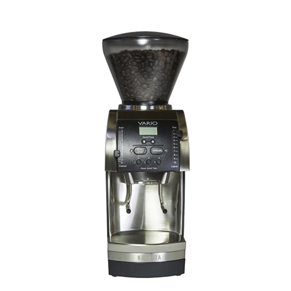 Baratza 886  Vario Flat Ceramic Burr Coffee Grinder with PortaHolder - Black and Chrome