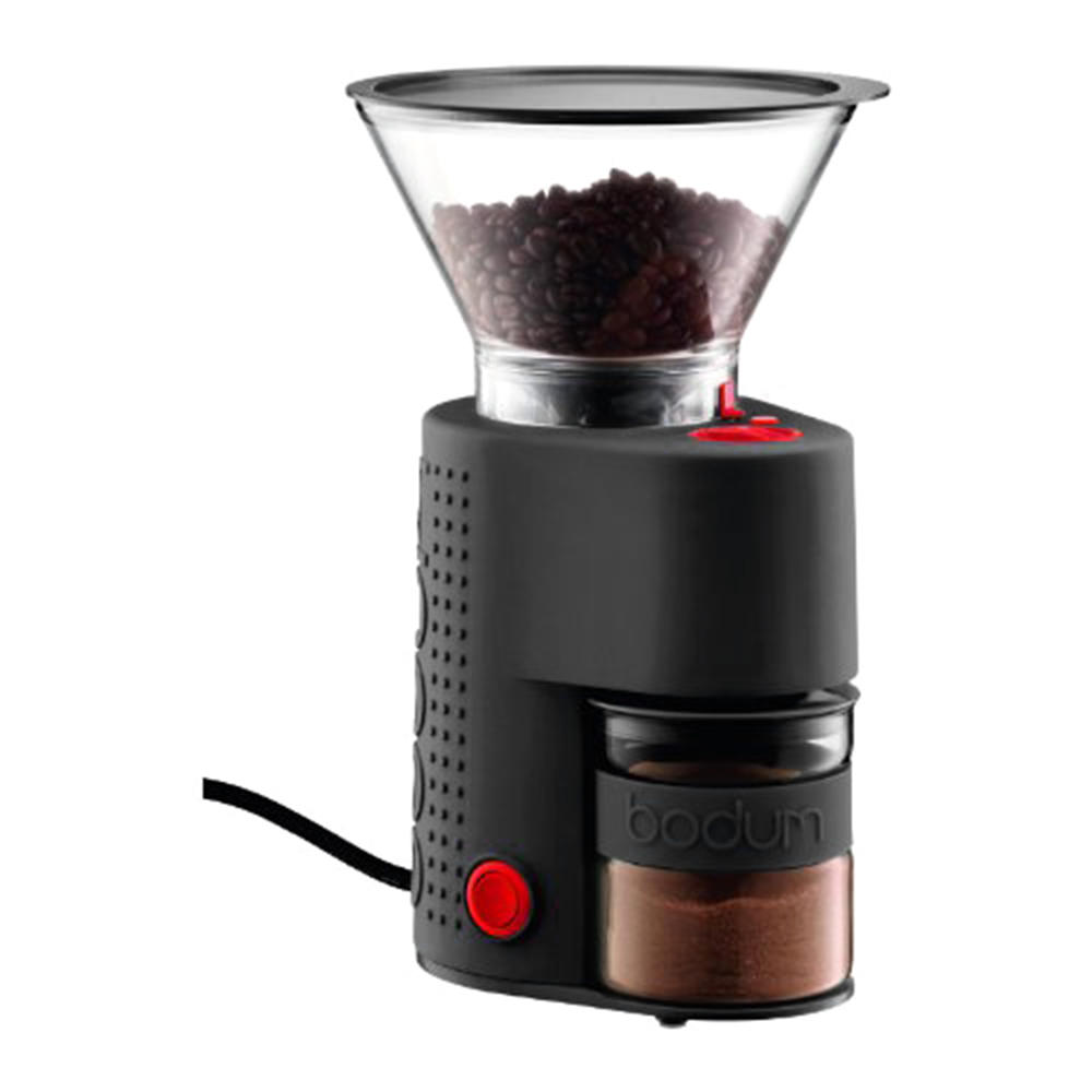 Bodum 10903-01US Bistro Burr Electronic Coffee Grinder with Adjustable Settings - Black
