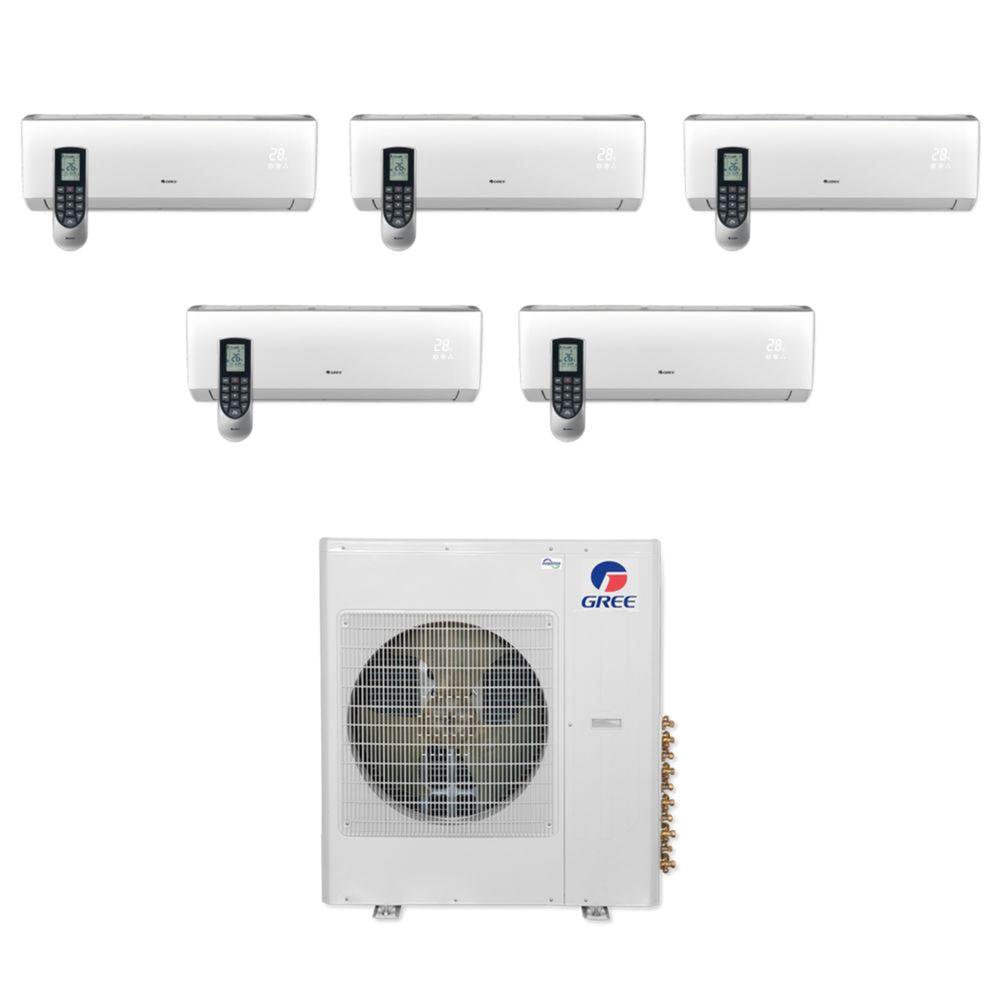 Gree MULTI42CLIV500 42,000BTU Livo Multi21+ Penta-Zone Wall Mount Split Air Conditioner Heat Pump