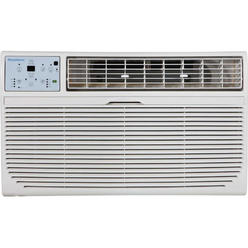 Keystone 14,000 BTU 230V Through-The-Wall Air Conditioner | 10,600 BTU Supplemental Heating | LCD Remote Control | Sleep Mode |