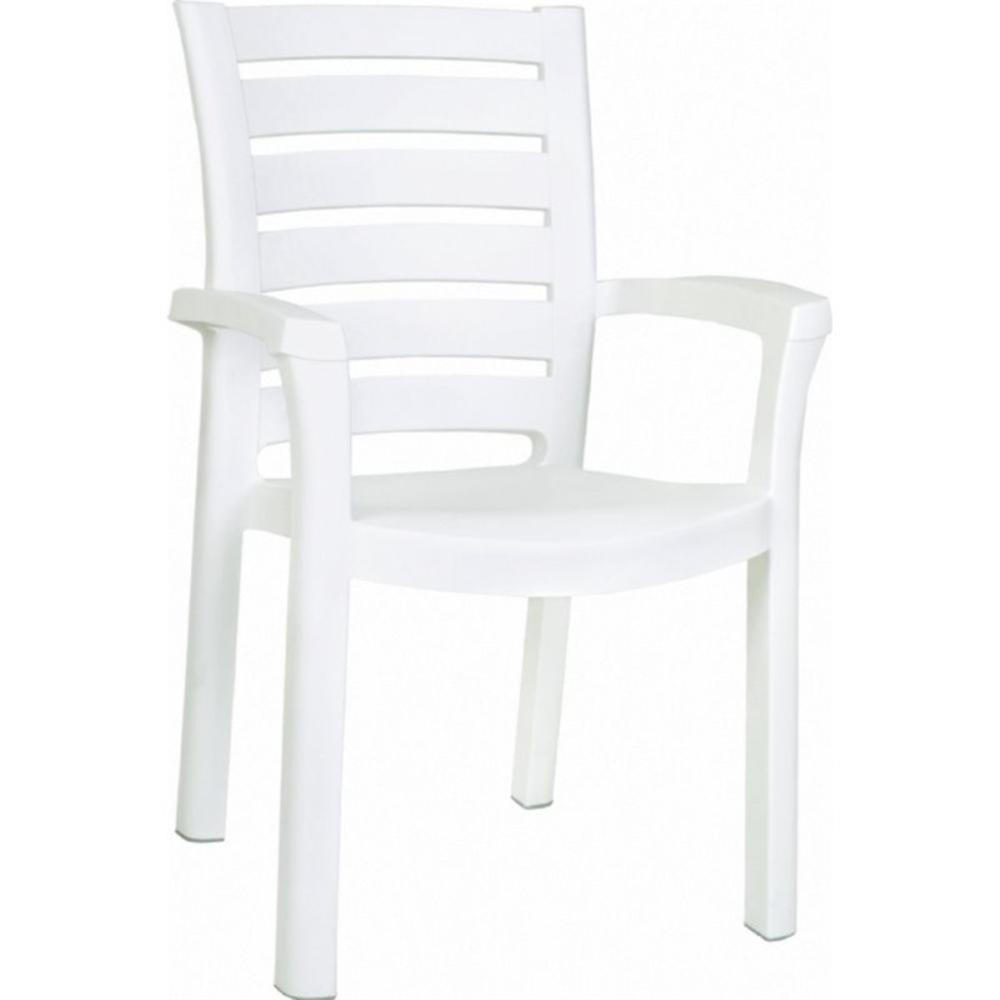 Compamia Marina Resin Dining Arm Chair - White