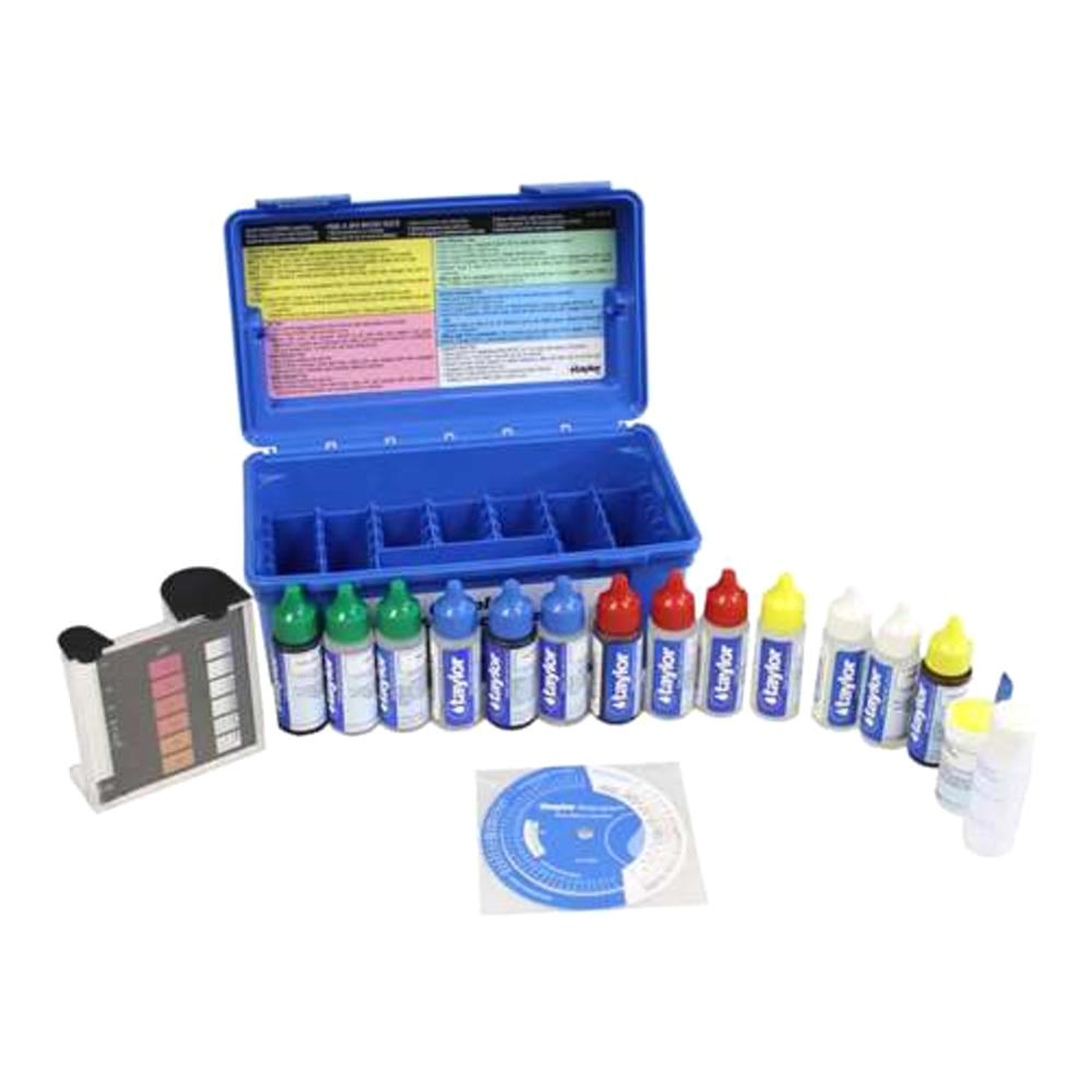 Taylor Pool Water Test Kit with Waterproof Chemistry Guide