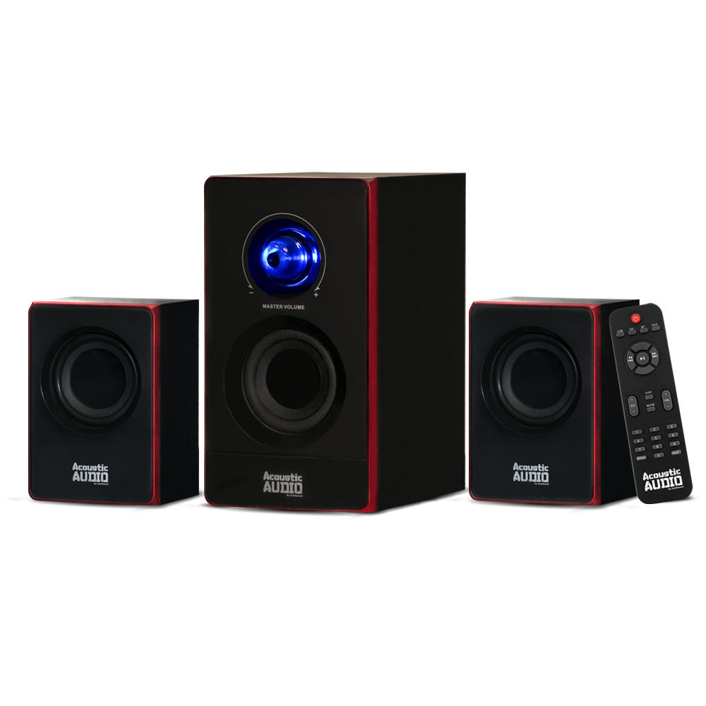 Acoustic Audio AA2103  by Goldwood 2.1 Speaker System 2.1-Channel Home Theater Speaker S