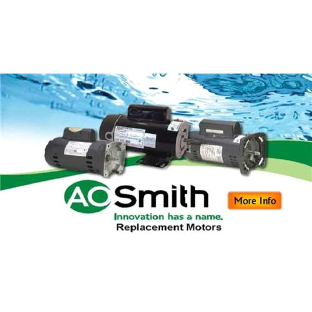 A. O. Smith SQ1072 3/4HP 3450RPM Single Speed Pool Pump Motor