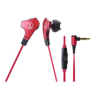 Audio-Technica ATH-CHX7ISRD Audio Technica ATHCHX7ISRD Earbud for Smartphone, Red
