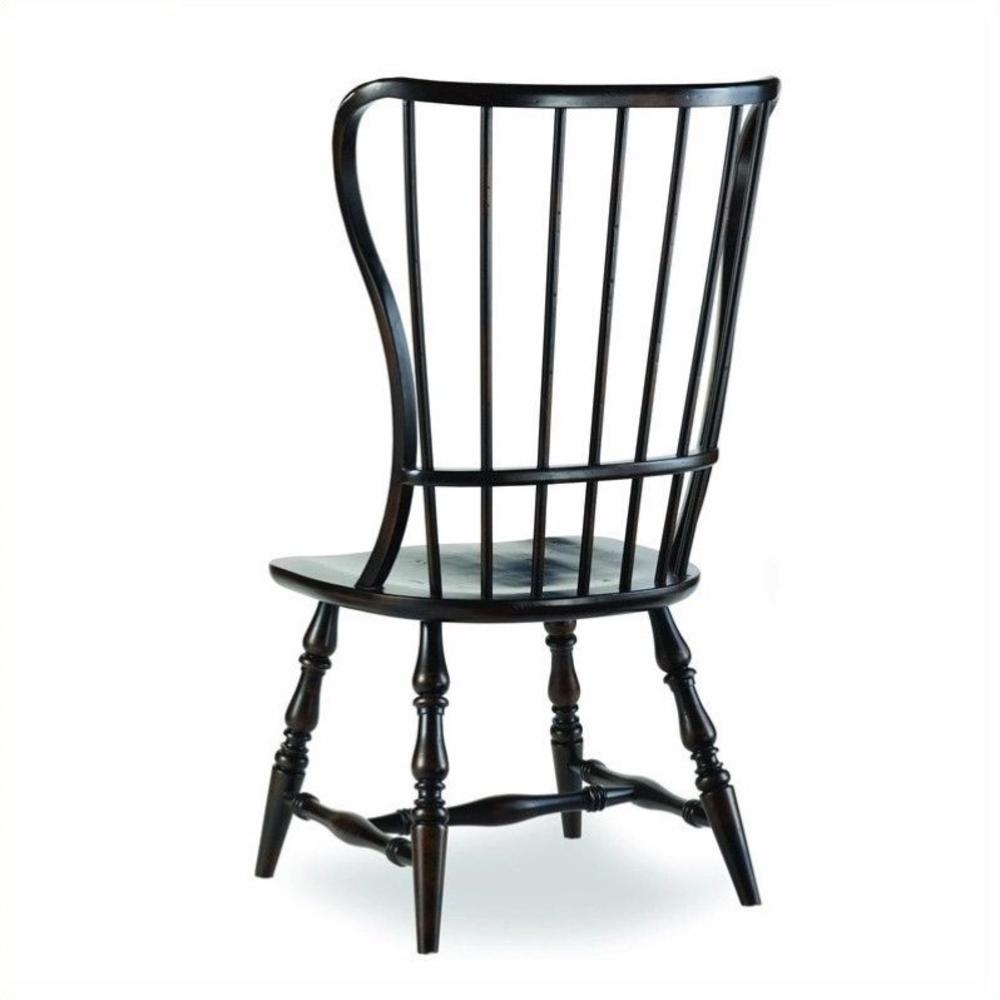 Hooker Furniture  Sanctuary Spindle Side Chair-Ebony