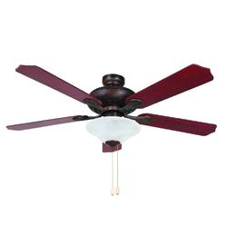 Yosemite Home Decor WHITNEY-ORB-2 52 Inch Ceiling Fan in Oil Rubbed Bronze Finish with 3 light and 72 inch lead wire included