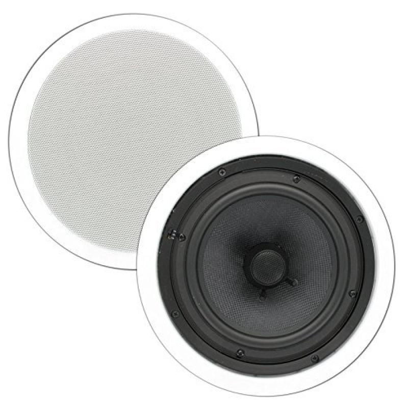 Theater Solutions and Acoustic TSS8C Theater Solutions  8-Inch In Ceiling Speakers White