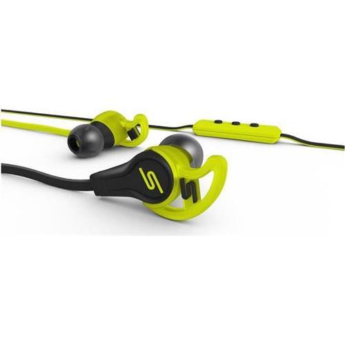SMS AUDIO, LLC. AUDIO EB-SPRT- YLW SMS Audio Street by 50 Wired In-Ear Sport Headphones with 3-Click Mic, Yellow