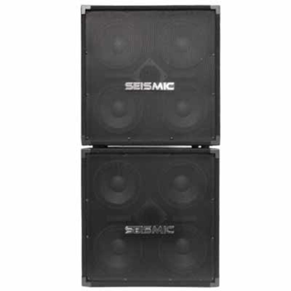 Seismic Audio SA-4x8PKG1  -  - Pair of 4x8 Bass Speaker Cabinets