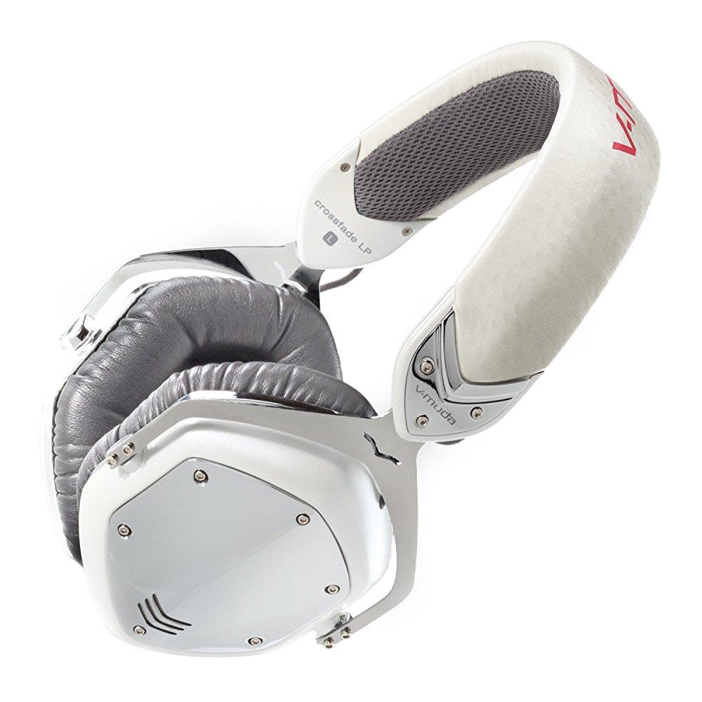 V-MODA XFLPR-PWHITE  Crossfade LP Over-Ear Noise-Isolating Metal Headphone (White Pearl)