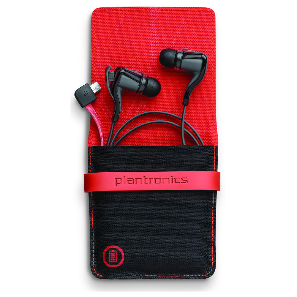 Plantronics BACKBEATGO2-EARBUD-R -  BackBeat Go 2 Bluetooth Wireless Earbud Headphones w/ Charging Case - BACKBEATGO2