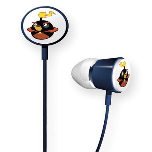 GEAR4 HAB009G   Angry Birds Space In-Ear Stereo Headphones - Fire Bomb Bird Tweeters
